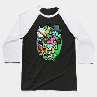 Candevil Line Baseball T-Shirt